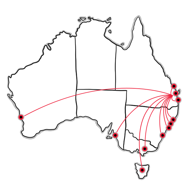 Brisbane To Map 